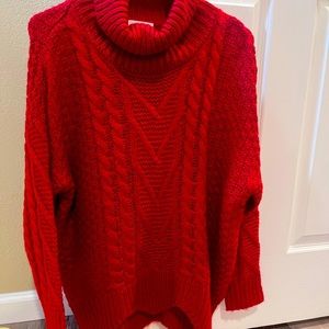 Red Sweater like new only wore once